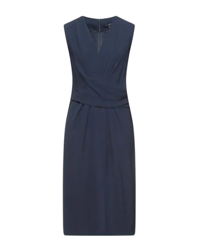Antonelli Knee-length Dresses In Dark Blue