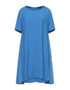 Antonelli Short Dresses In Azure