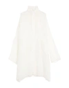 Maison Margiela Overcoats In White