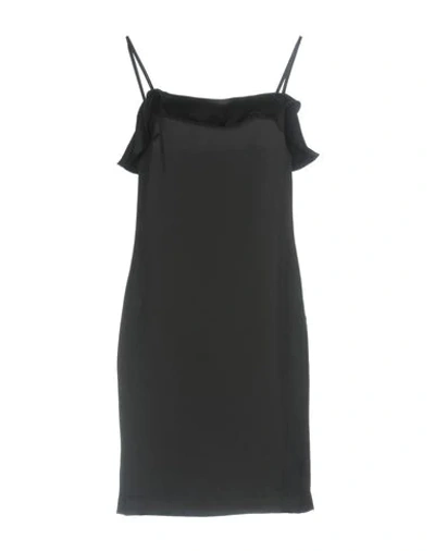 Rue•8isquit Short Dresses In Black