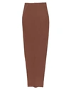 Rick Owens Long Skirts In Brown