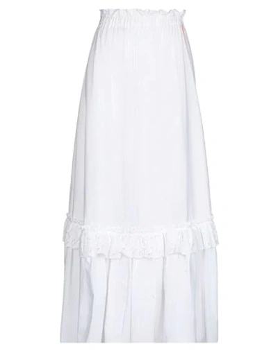 Gna G!na Long Skirts In White