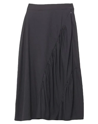 Wood Wood Midi Skirts In Blue