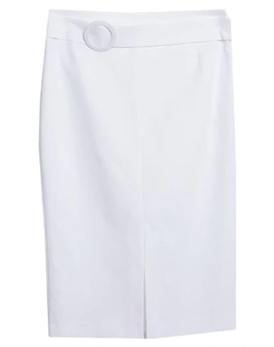 Access Fashion Midi Skirts In White