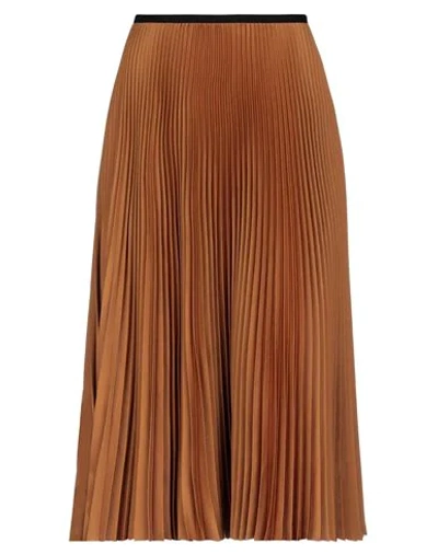 Aishha 3/4 Length Skirts In Camel