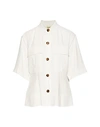 Khaite Solid Color Shirts & Blouses In White