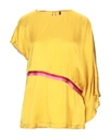 Manila Grace Blouses In Ocher