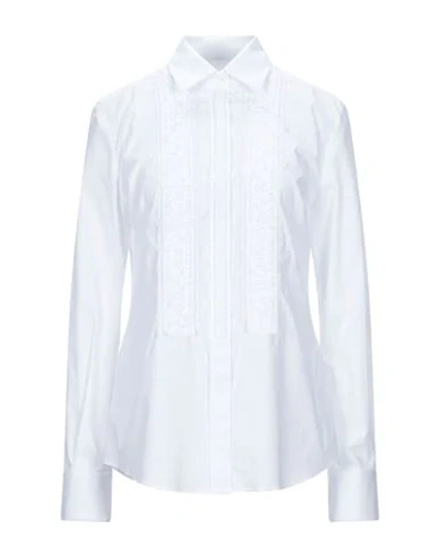 Dolce & Gabbana Solid Color Shirts & Blouses In White
