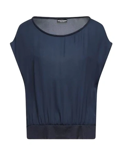 Emporio Armani Blouses In Dark Blue