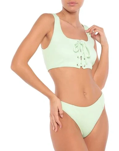 Ganni Bikini In Light Green