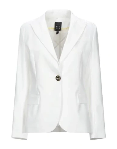 Access Fashion Sartorial Jacket In White