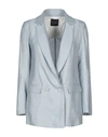 Actualee Suit Jackets In Sky Blue