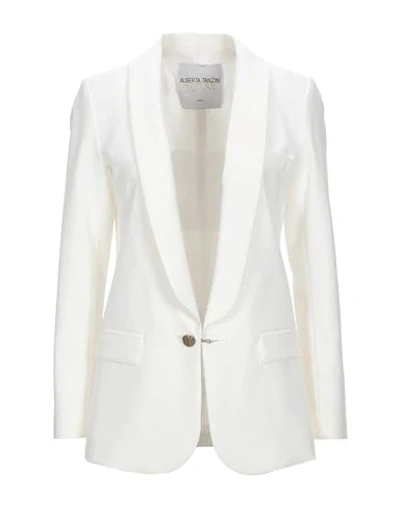 Alberta Tanzini Suit Jackets In White