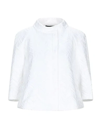 Emporio Armani Suit Jackets In White