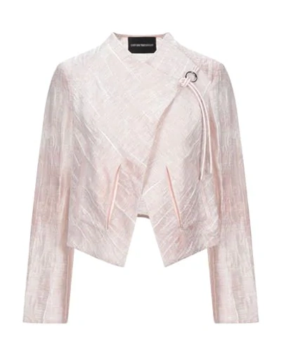 Emporio Armani Sartorial Jacket In Pink