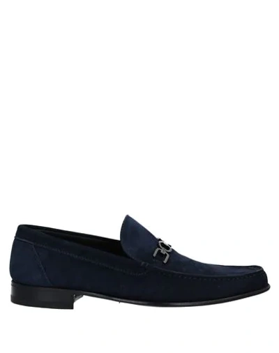 A.testoni Loafers In Dark Blue