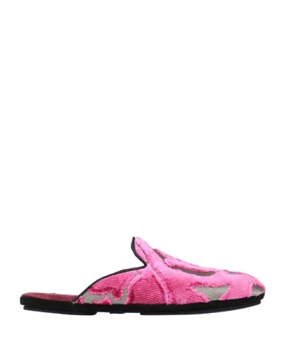 Dolce & Gabbana Slippers In Fuchsia