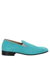 Exibit Loafers In Turquoise
