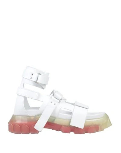 Rick Owens Sandals In White