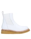 RICK OWENS RICK OWENS MAN ANKLE BOOTS WHITE SIZE 10 SOFT LEATHER,17001539BV 13