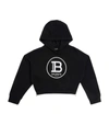 BALMAIN KIDS CROPPED LOGO HOODIE (6-16 YEARS),16355899