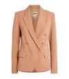 L AGENCE KENZIE DOUBLE-BREASTED BLAZER,16355914