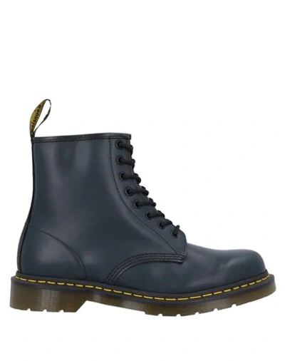 Dr. Martens' Ankle Boots In Dark Blue