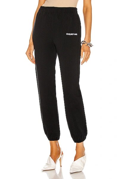 Helmut Lang Logo Sweatpant In Black