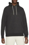 Nike Sportswear Drawstring Hoodie In Black/ Dark Smoke Grey