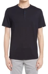 Theory Men's Anemone Gaskell Short-sleeve Henley Shirt In Baltic