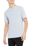 Theory Gaskell Solid Henley In Misty Blue