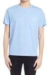 Apc Andrew Organic Cotton Crewneck T-shirt In Light Blue