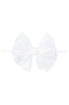 BABY BLING TULLE FAB BOW HEADBAND,TFS