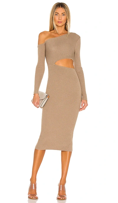 Camila Coelho Nahla Knit Dress In Sage