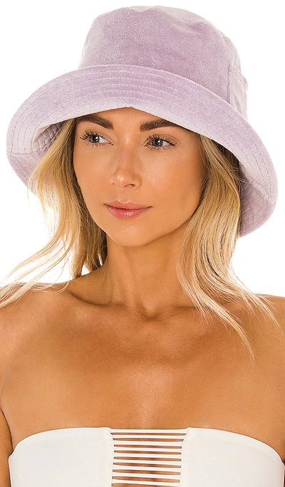 Lack Of Color Wave Bucket Hat In Lavender Terry