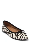 Aerosoles Homerun Ballet Flat In Zebra