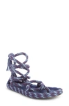 ISABEL MARANT EROL TWISTED ROPE ANKLE TIE SANDAL,SD0727-21P045S