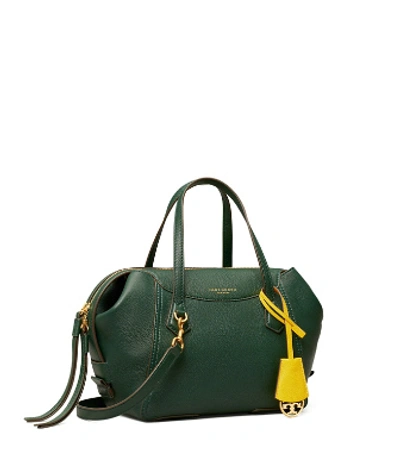 Tory Burch Perry Small Satchel In Pine Tree