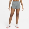 Nike Tempo Luxe Women's 3" Running Shorts In Smoke Grey,smoke Grey