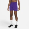 Nike Vapor Women's Flag Football Shorts In Team Purple,team White,team White