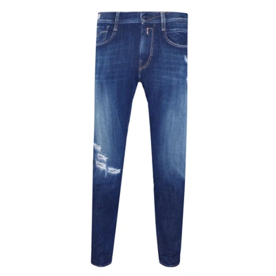 Replay Broken Repaired Jeans Colour: Blue