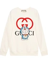 GUCCI X DORAEMON CREW-NECK SWEATSHIRT