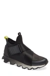 Sorel Kinetic Lite Strap Sneaker In Black