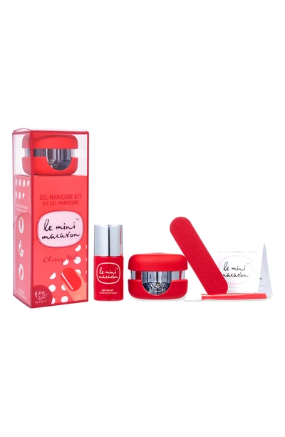 Le Mini Macaron Gel Manicure Kit - Cherry Red