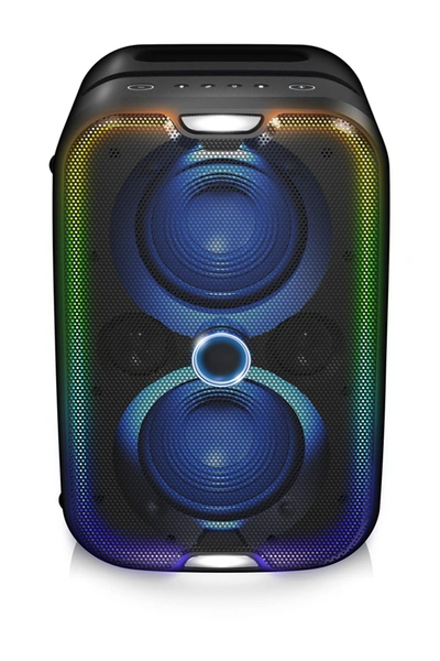 Brookstone Big Blue Led Party Speaker In Black