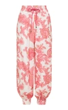 ALÃMAIS JUNO PRINTED LINEN trousers