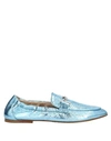 Tod's Loafers In Azure