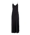 Dannijo True Black Slip Dress In Black