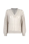 AGNONA AGNONA SWEATERS BEIGE