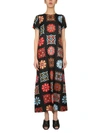 La Doublej Swing Floral-print Silk Maxi Dress In Multicolour